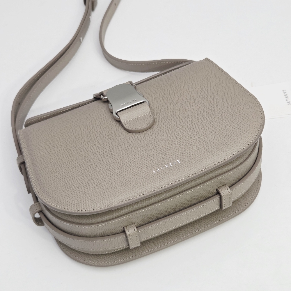 NWT SENREVE CADENCE BAG - PEBBLED / SAND / SILVER - Picture 10 of 10